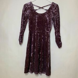 American Eagle Velvet Dress